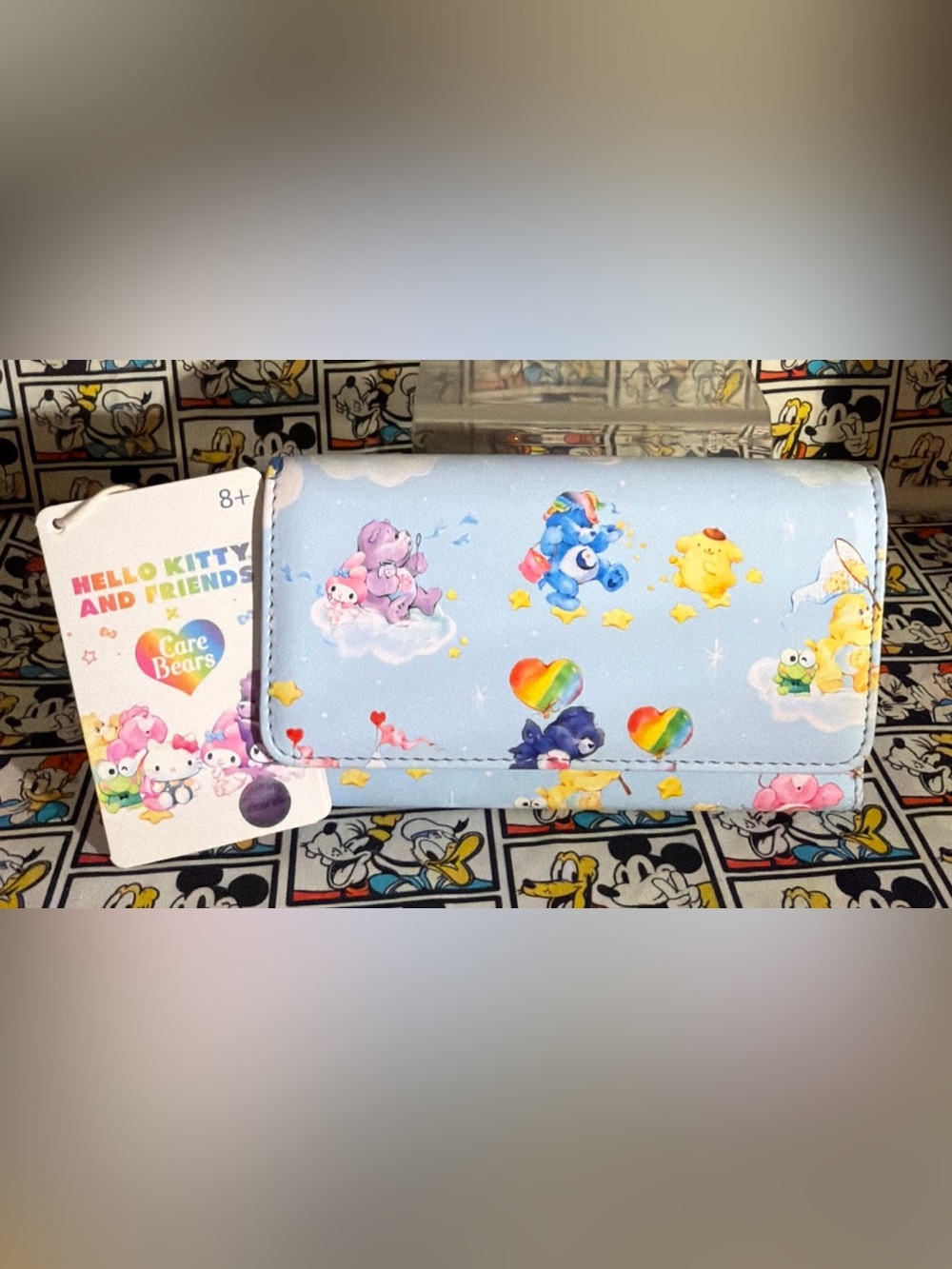 Loungefly Hello Kitty and Friends Care Bears Snap Wallet 2024 NWT Exclusive